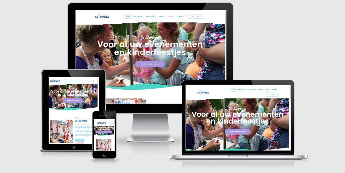 Hoera! Lancering website De IJsprinses.